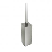 ICO Bath V5644 - Fire Free-Standing Toilet Brush - Brushed Nickel