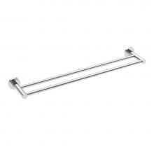 ICO Bath V67183 - Lava 24'' Double Towel Bar - Chrome