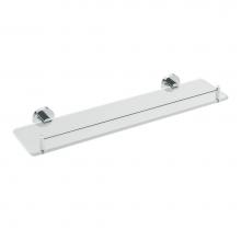 ICO Bath V67763 - Lava Glass Shelf - Chrome