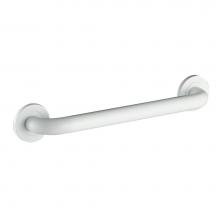 ICO Bath V94142 - 18'' Round Grab Bar - Matte White