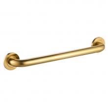 ICO Bath V94158 - 24'' Round Grab Bar - PVD Brushed Gold