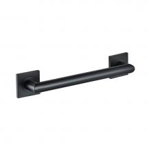 ICO Bath V94335 - 12'' Crater Grab Bar - Matte Black