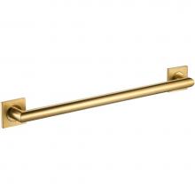 ICO Bath V94368 - 30'' Crater Grab Bar - PVD Brushed Gold