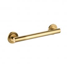 ICO Bath V94438 - 12'' Lava Grab Bar - PVD Brushed Gold