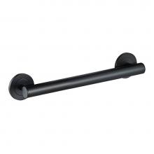 ICO Bath V94445 - 18'' Lava Grab Bar - Matte Black