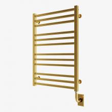 ICO Bath W3208 - 23.5''x31'' Avento Electric Hardwired Towel Warmer - PVD Brushed Gold