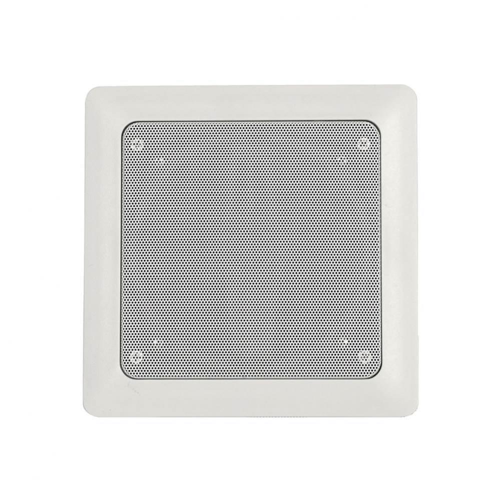 7 in. W. MusicTherapy Speaker in Square White