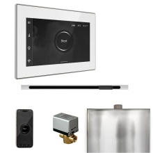 Mr. Steam BXLWHPC - XButler Steam Shower Control Package with iSteamX Control and Linear Steamhead in White Polished C