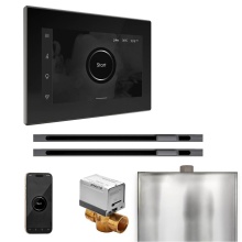Mr. Steam BXXLBKST - XButler Max Steam Shower Control Package with iSteamX Control and Linear Steamhead in Black Satin