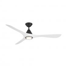 Modern Forms Canada - Fans Only FR-D2504-60L-MB/MW - Carve 60 Downrod Ceiling Fan