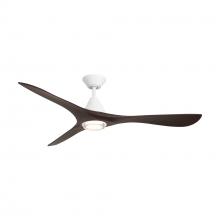 Modern Forms Canada - Fans Only FR-D2504-60L-MW/DW - Carve 60 Downrod Ceiling Fan