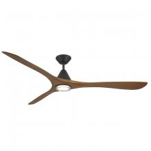 Modern Forms Canada - Fans Only FR-D2504-72L-MB/DK - Carve 72 Downrod Ceiling Fan
