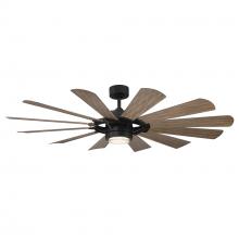 Modern Forms Canada - Fans Only FR-W2201-65L-MB/BW - Wyndmill Downrod ceiling fan