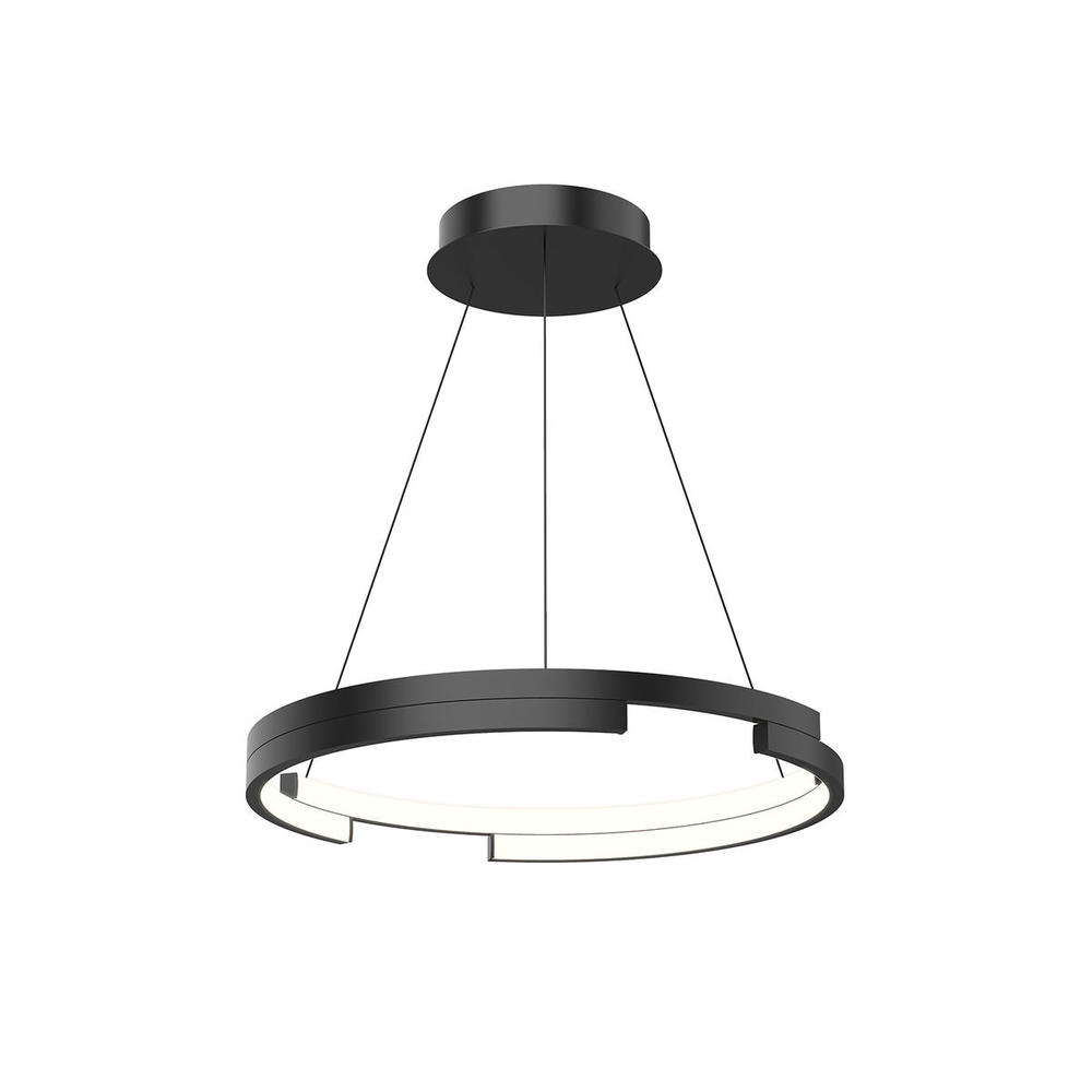 Anello Minor 19-in Black LED Pendant