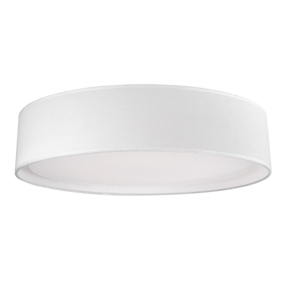 Dalton 20-in White LED Flush Mount