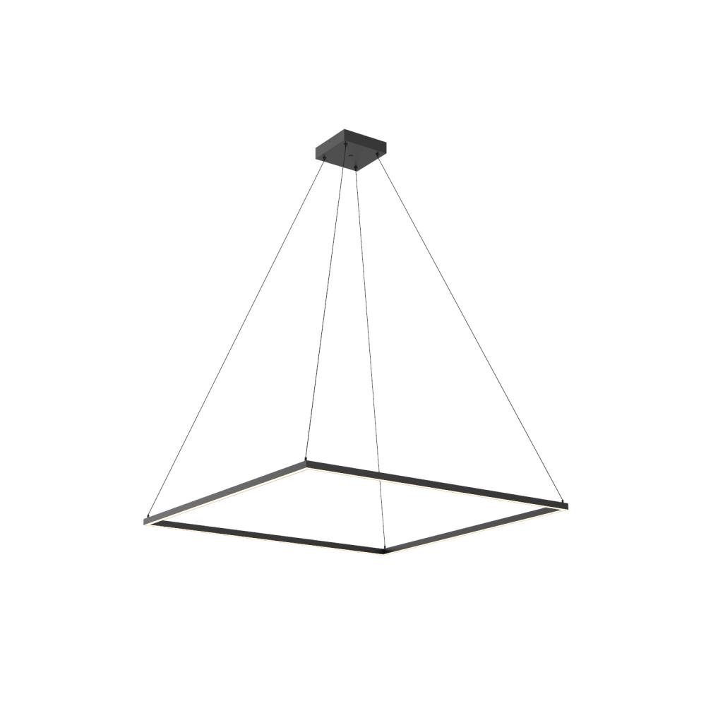 Piazza 48-in Black LED Pendant