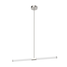 Kuzco Lighting Inc LP18537-BN-UNV - Akari 37-in Brushed Nickel LED Linear Pendant