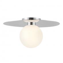 Kuzco Lighting Inc FM15514-CH-UNV - Elixir 14-in Chrome LED Flush Mount