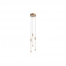 Kuzco Lighting Inc MP75213-BG - Motif 13-in Brushed Gold LED Multi Pendant