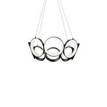 Kuzco Lighting Inc CH94824-BK - Oros 24-in Black LED Chandeliers