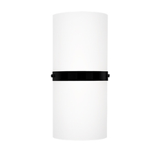 Kuzco Lighting Inc WS3413-BK - Harrow 13-in Black LED Wall Sconce