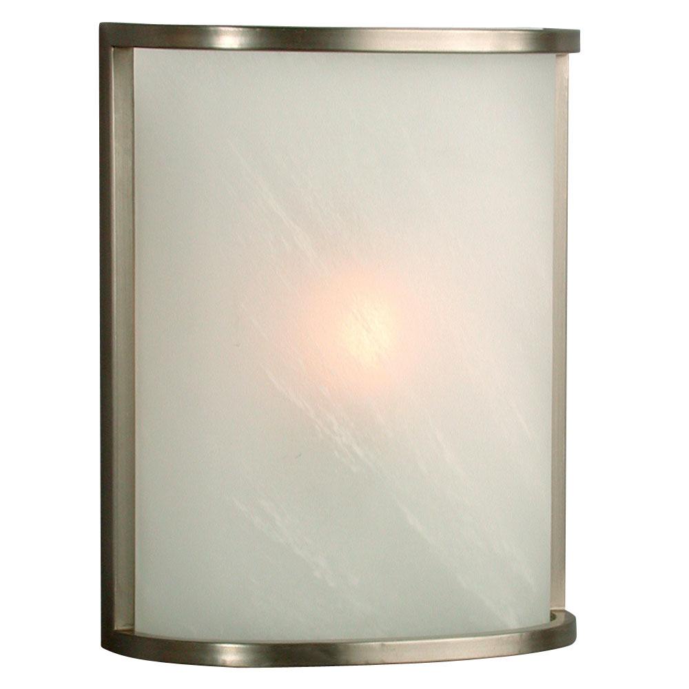 Wall Sconce - in Pewter finish with Marbled Glass