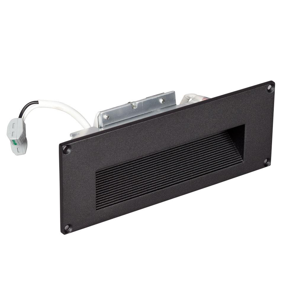 Black Step Light Downstream LED 12W 3000K, IP66 Rated