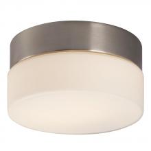 Galaxy Lighting 612310BN - Flushmount - Brushed Nickel with Satin White Glass