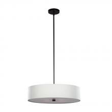 Galaxy Lighting 627343BK/GY - 20" Semi-Flush/Pendant BK-HO/GY-SHA