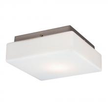 Galaxy Lighting 633501BN-113NPF - Flush Mount Ceiling Light - in Brushed Nickel finish with Satin White Glass