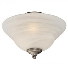 Galaxy Lighting 660335PT - Semi-Flush Mount - Pewter w/ Marbled Glass