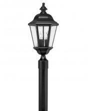 Hinkley Canada 1671BK-LV - Large Post Top or Pier Mount Lantern 12v