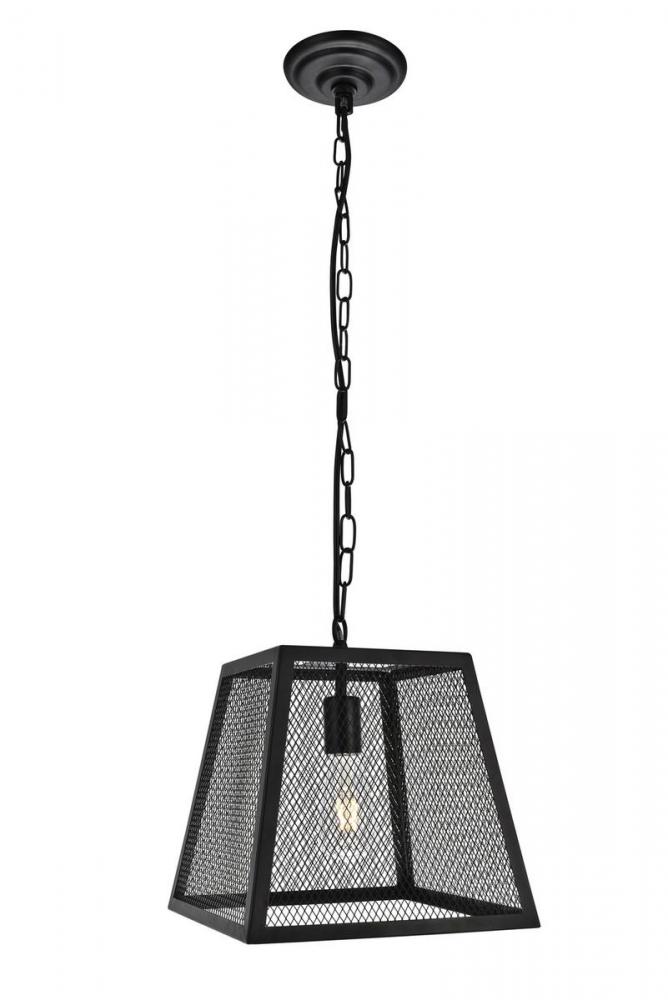 Talon Collection Pendant D11.8 H12.8 Lt:1 Matte Black Finish