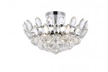 Elegant 1105F16C - Emilia 16 Inch Flush Mount in Chrome