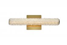 Elegant 3800W18SG - Bowen Wall Sconce W18" H5.5" E4.5" LED 10W DIM 3CCT  Satin Gold