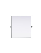 Elegant MR6H2730SIL - Amoura 27x30 Pivot Mirror in Silver