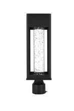 Elegant OD604P18BK - Amaris 18 inch LED Outdoor Post light in Black