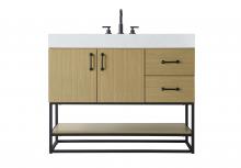 Elegant VF29242MHB - 42 inch Single Bathroom Vanity in Honey Brown