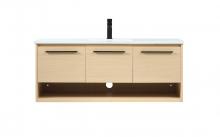 Elegant VF43548MMP - 48 Inch Single Bathroom Vanity in Maple