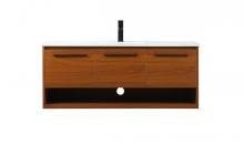 Elegant VF43548MTK - 48 Inch Single Bathroom Vanity in Teak