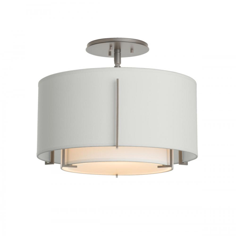 Exos Small Double Shade Semi-Flush