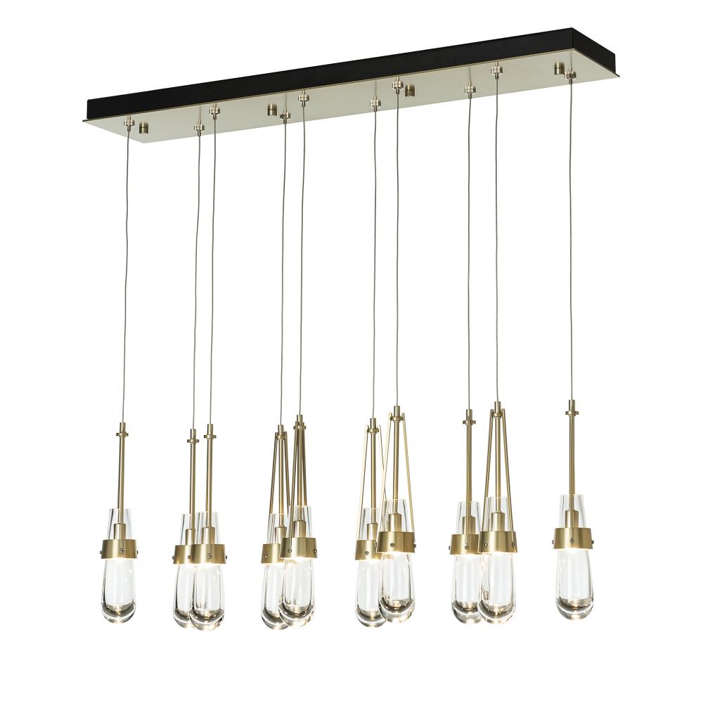 Link 10-Light Clear Glass Pendant