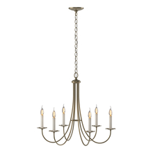 Hubbardton Forge - Canada 101160-SKT-84 - Simple Sweep 6 Arm Chandelier