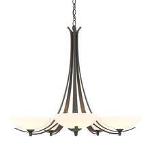 Hubbardton Forge - Canada 101261-SKT-20-GG0123 - Aegis 5 Arm Chandelier