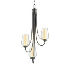 Hubbardton Forge - Canada 103033-SKT-10-ZS0354 - Flora 3 Arm Chandelier