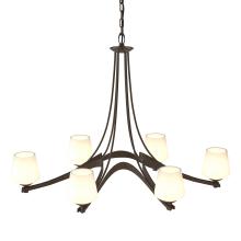 Hubbardton Forge - Canada 104106-SKT-05-GG0236 - Oval Ribbon 6 Arm Chandelier