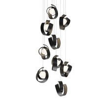 Hubbardton Forge - Canada 131099-SKT-LONG-10-GG0711 - Riza 9-Light Pendant