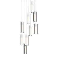 Hubbardton Forge - Canada 131104-SKT-LONG-20-GG0065 - Exos Glass 9-Light Pendant