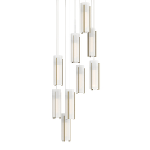 Hubbardton Forge - Canada 131104-SKT-LONG-86-GG0065 - Exos Glass 9-Light Pendant