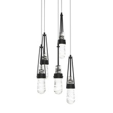 Hubbardton Forge - Canada 131120-SKT-LONG-10-YJ0434 - Link 5-Light Blown Glass Pendant